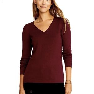 💝 Old Navy V-Neck Dark Red Sweater